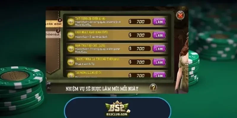 B52 Club ⚡️ Trang Chủ Cổng Game Bài Bom Tấn Uy Tín 2026 Để chiêu đãi anh em tân thủ và tri ân thành viên cũ, b52club luôn "xông xênh" trong khoản quà cáp.